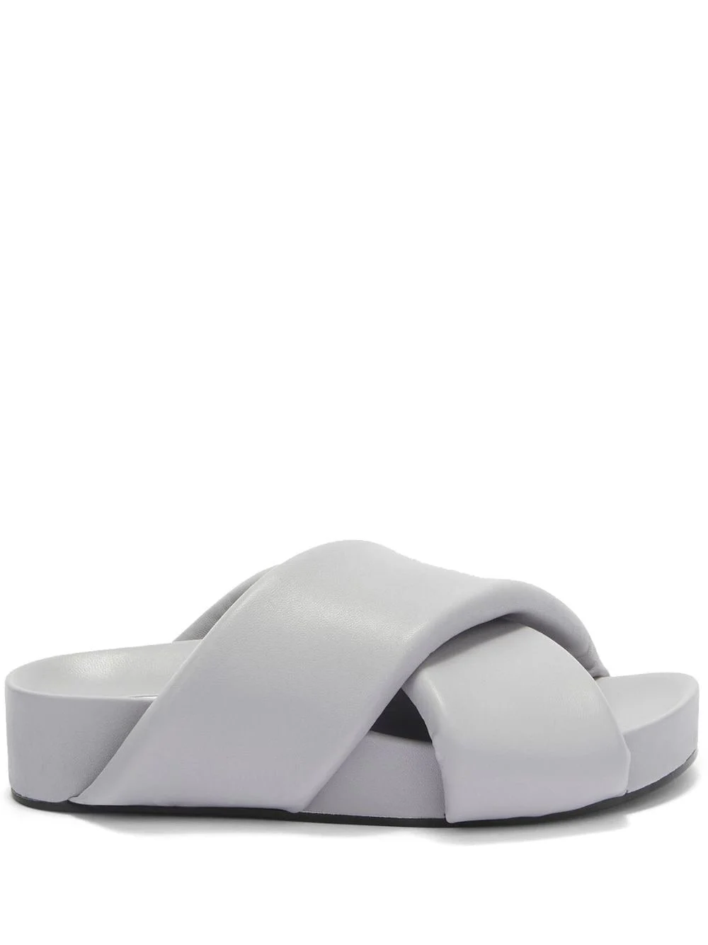 cross-over leather sandals - 1