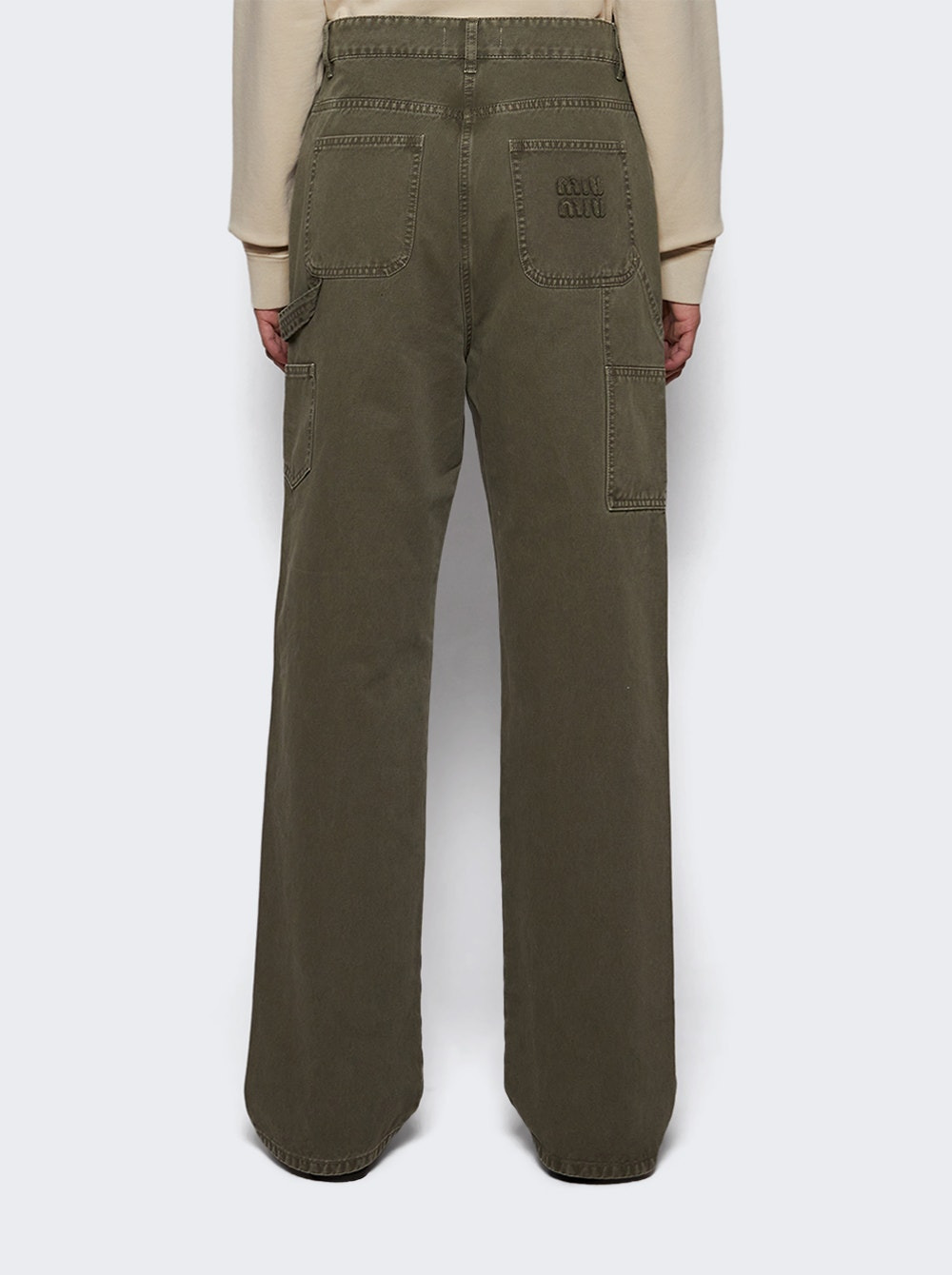 Gabardine Old Pants Oliva - 4
