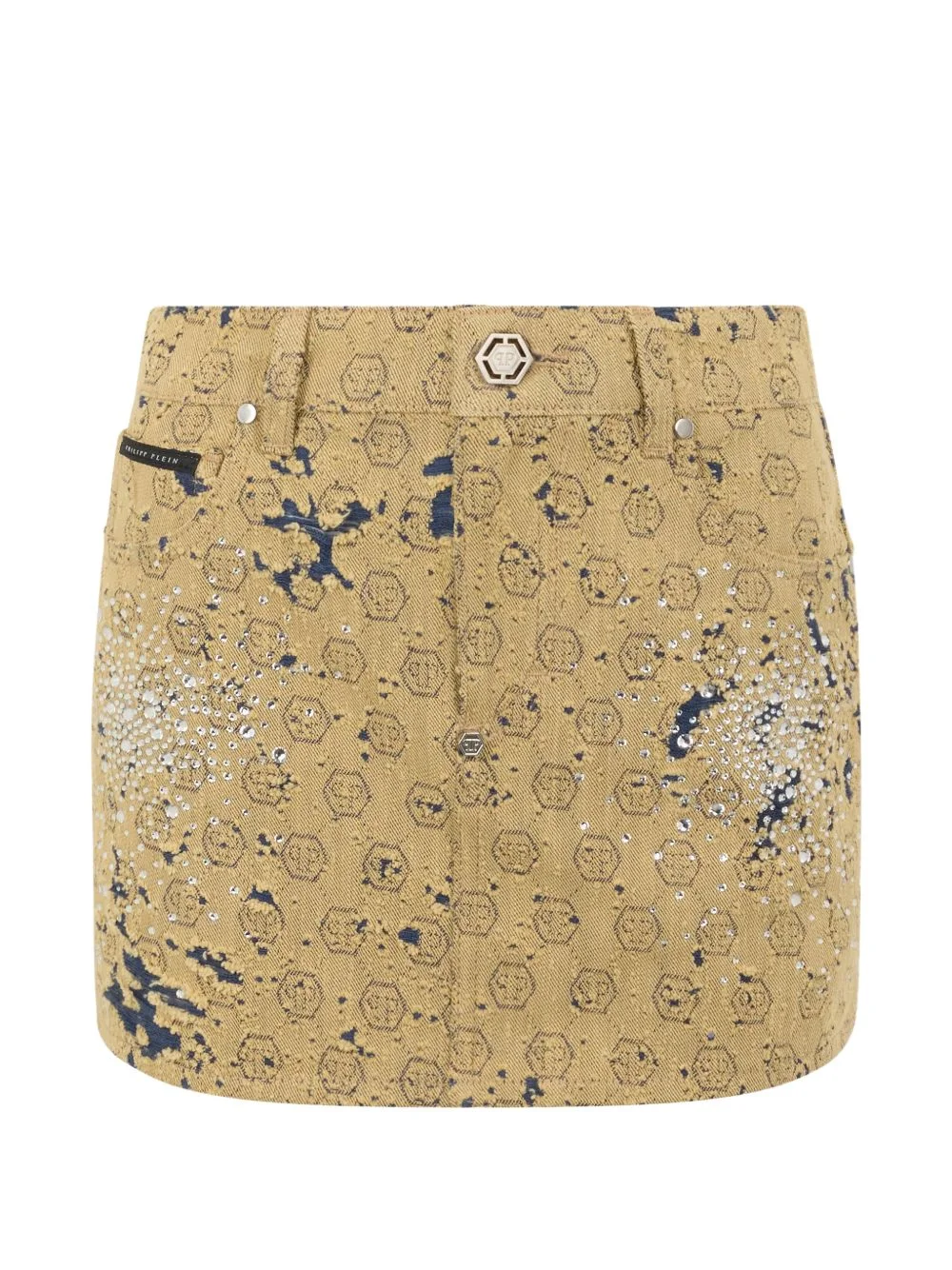Jacquard mini skirt - 1