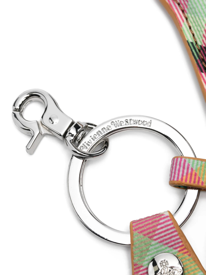 Vivienne Westwood Plaid-pattern Keyring 3
