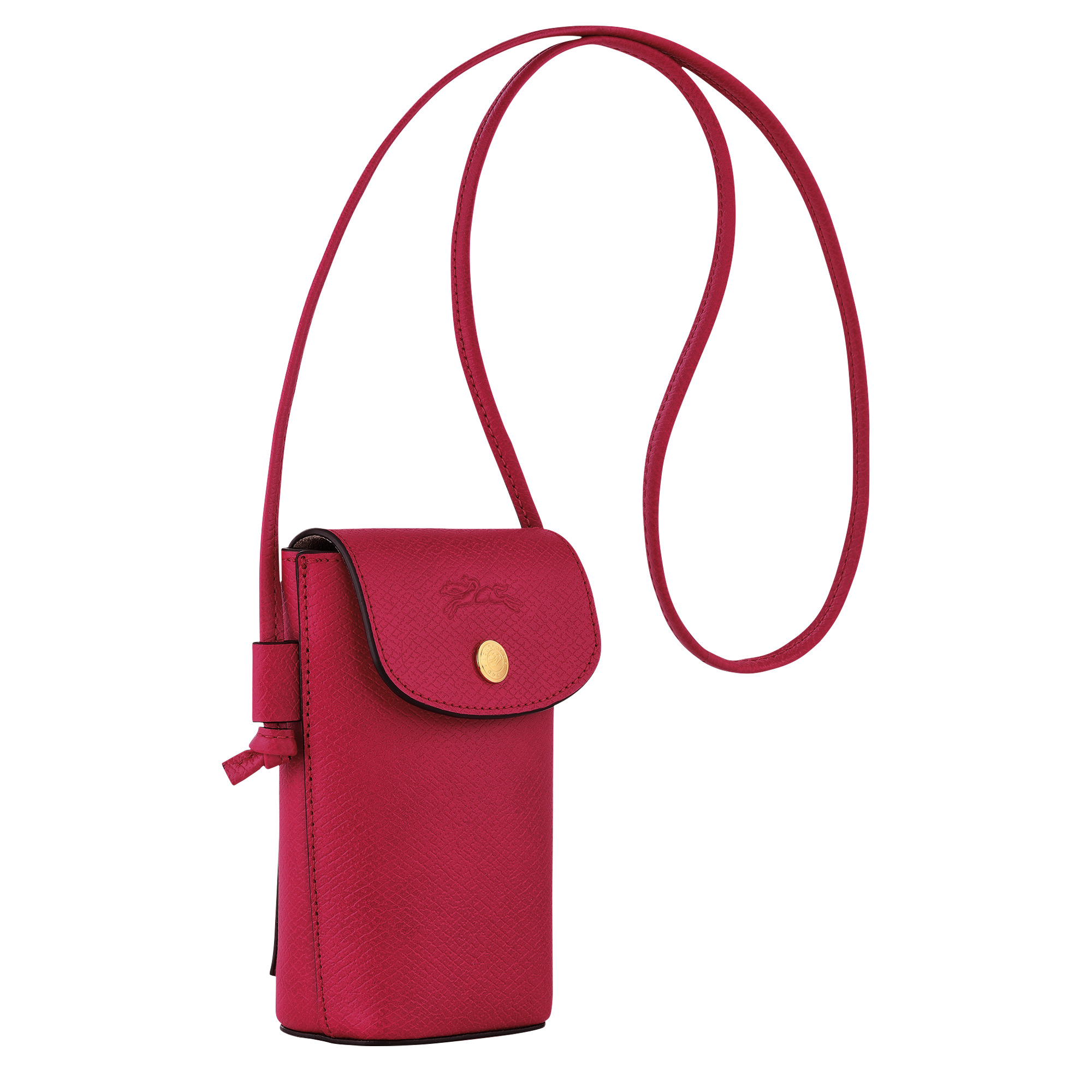 Épure Phone case with leather lace Magenta - Leather - 3