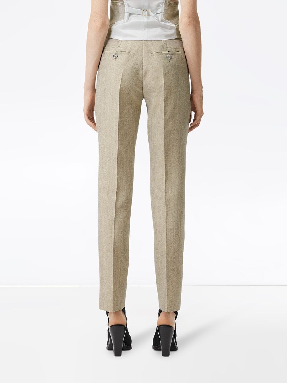 cut-out tailored trousers - 4