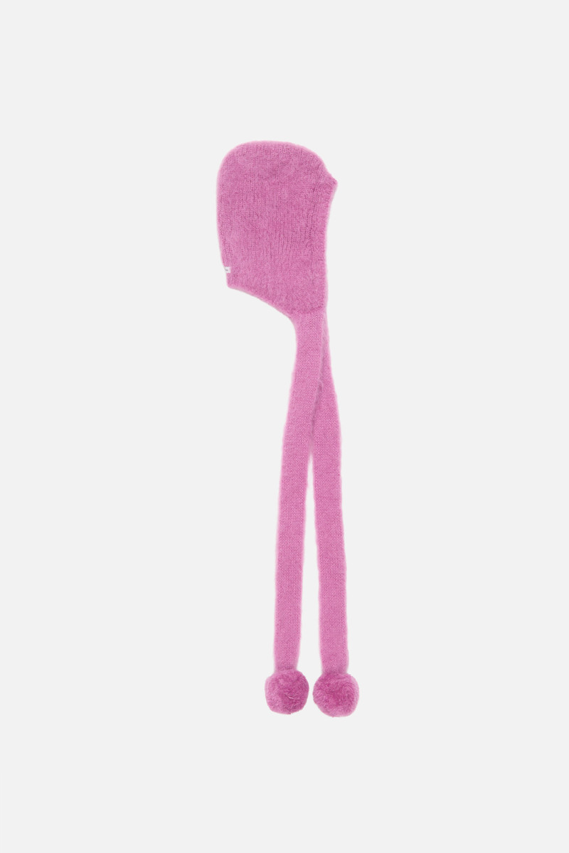 Mohair cap - Year of the Horse - Pink/purple 1