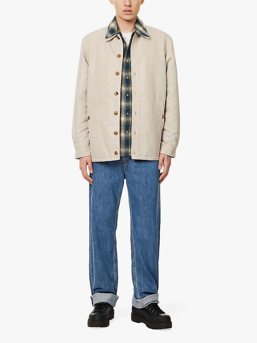 Parachute boxy-fit long-sleeve recycled-nylon faille jacket - 2
