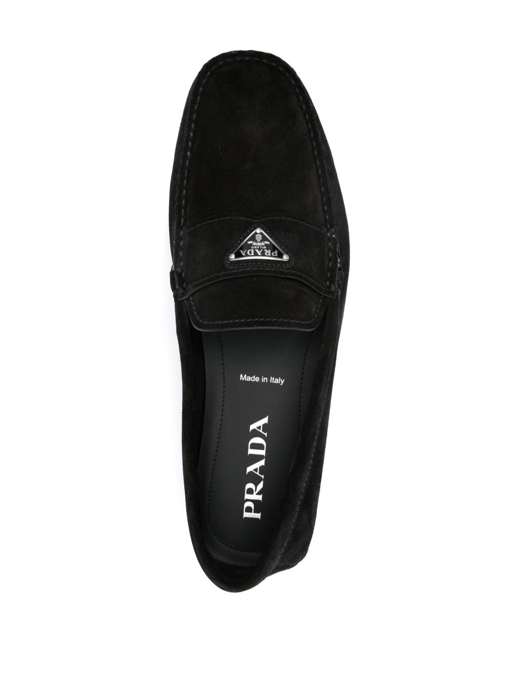 logo-plaque loafers - 4