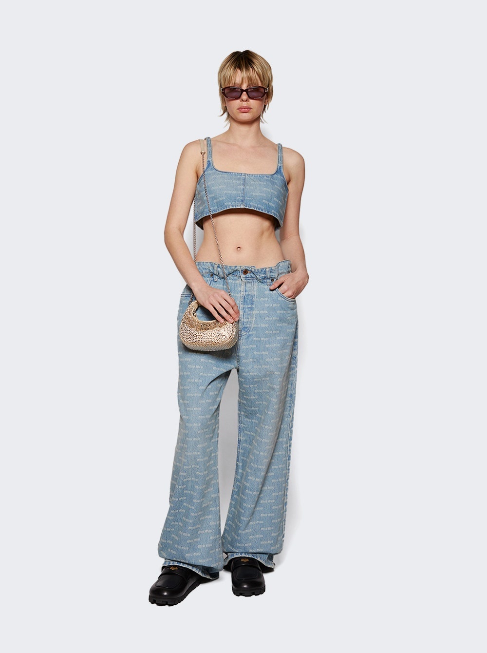 umi♡　0819 MIU MIU Tortoiseshell Oval-frame Glasses - POIZON
