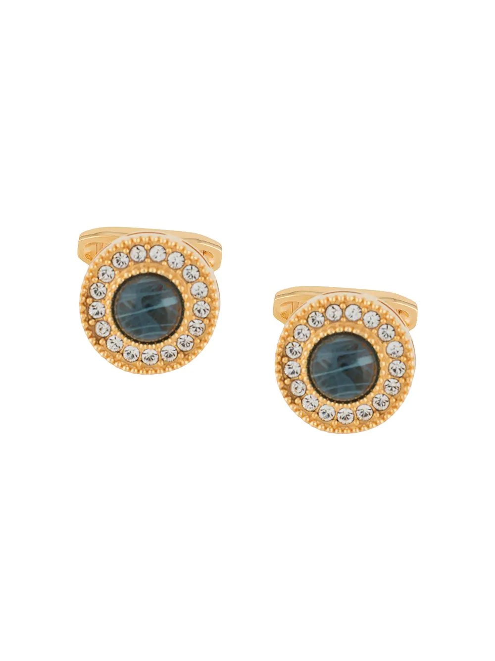 stone-embellished cufflinks - 1