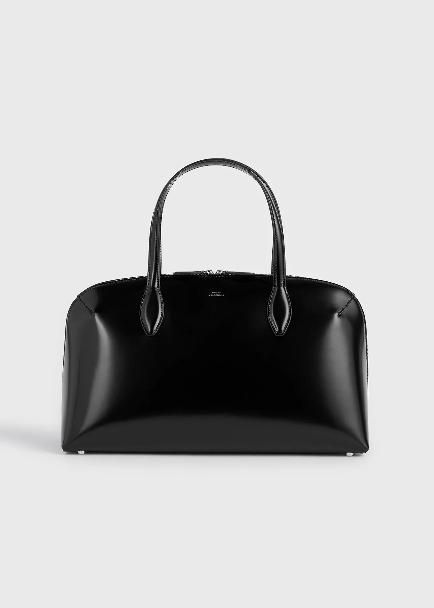 Medium box-leather day tote black - 1