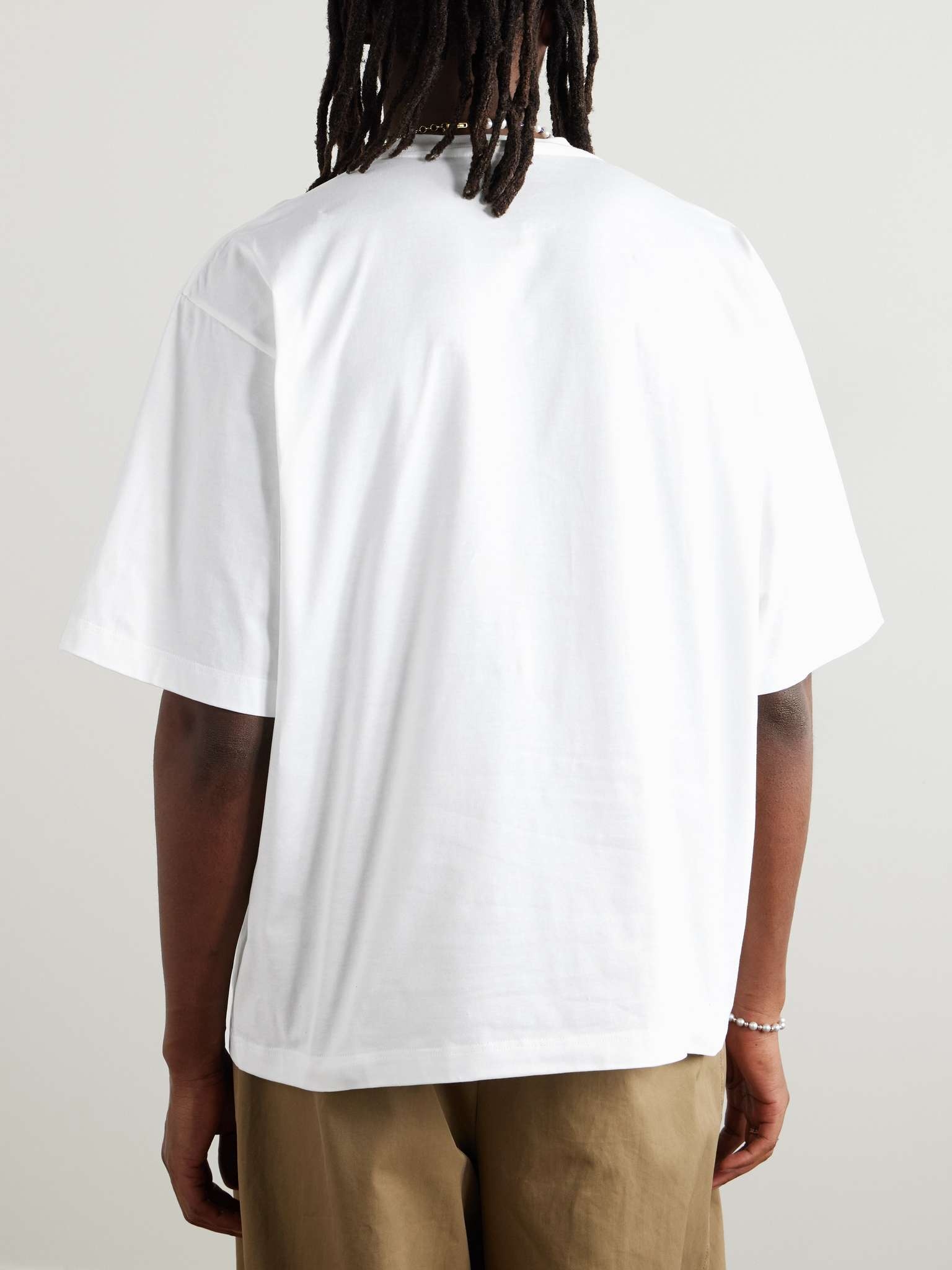 Logo-Print Cotton-Jersey T-Shirt - 4