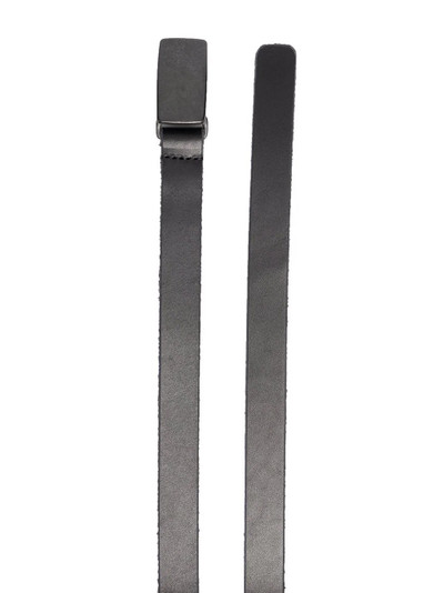 Yohji Yamamoto metallic-buckle belt outlook