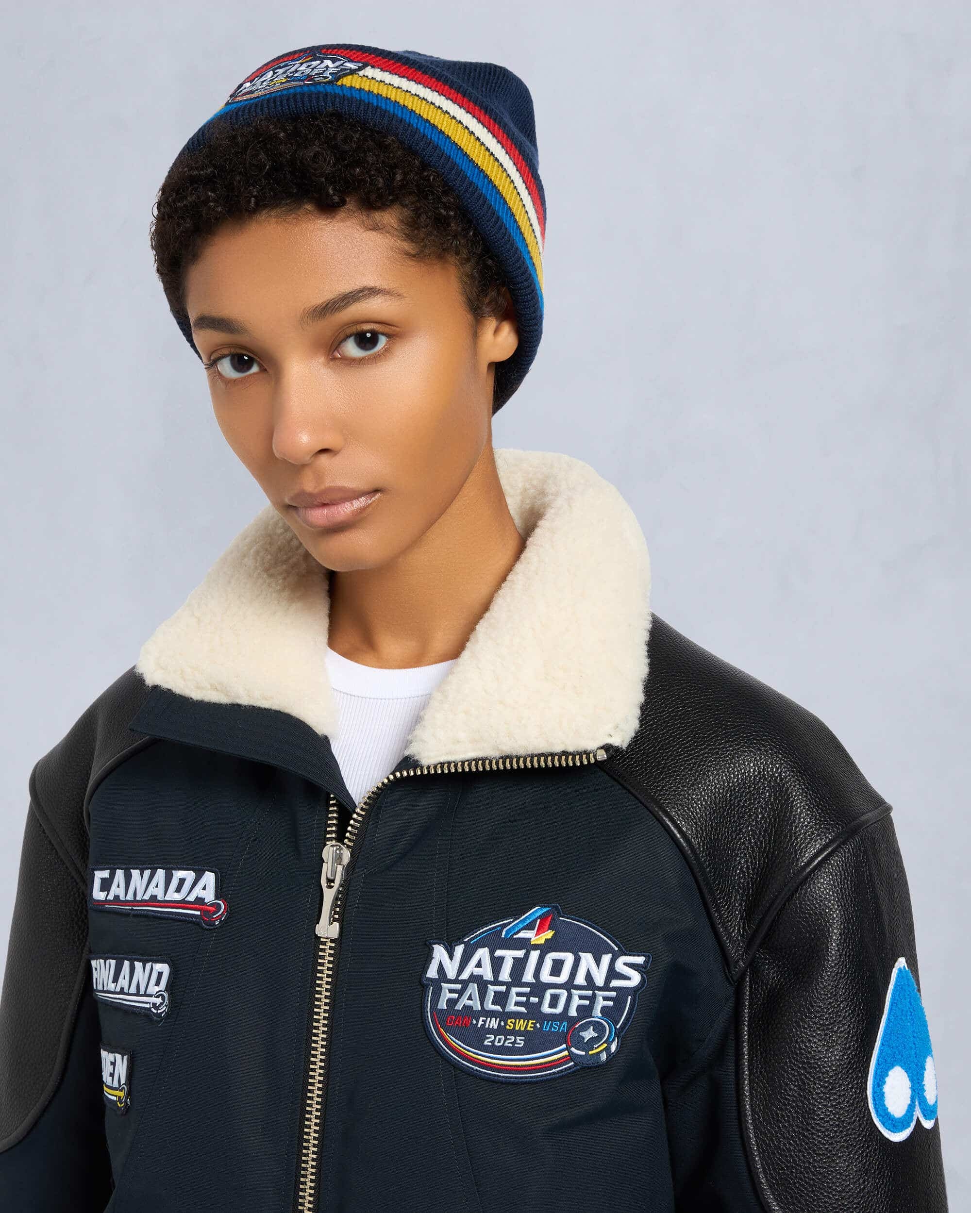 MOOSE KNUCKLES X NHL 4 NATIONS FACE-OFF BEANIE - 5