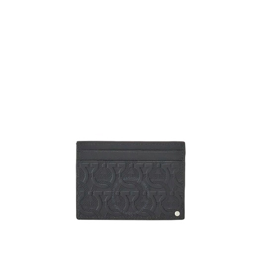 Ferragamo Gancini Embossed Credit Card Holder - 2