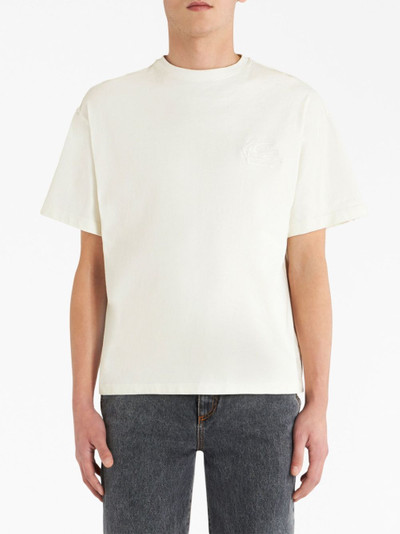 Etro logo-embroidered cotton T-shirt outlook