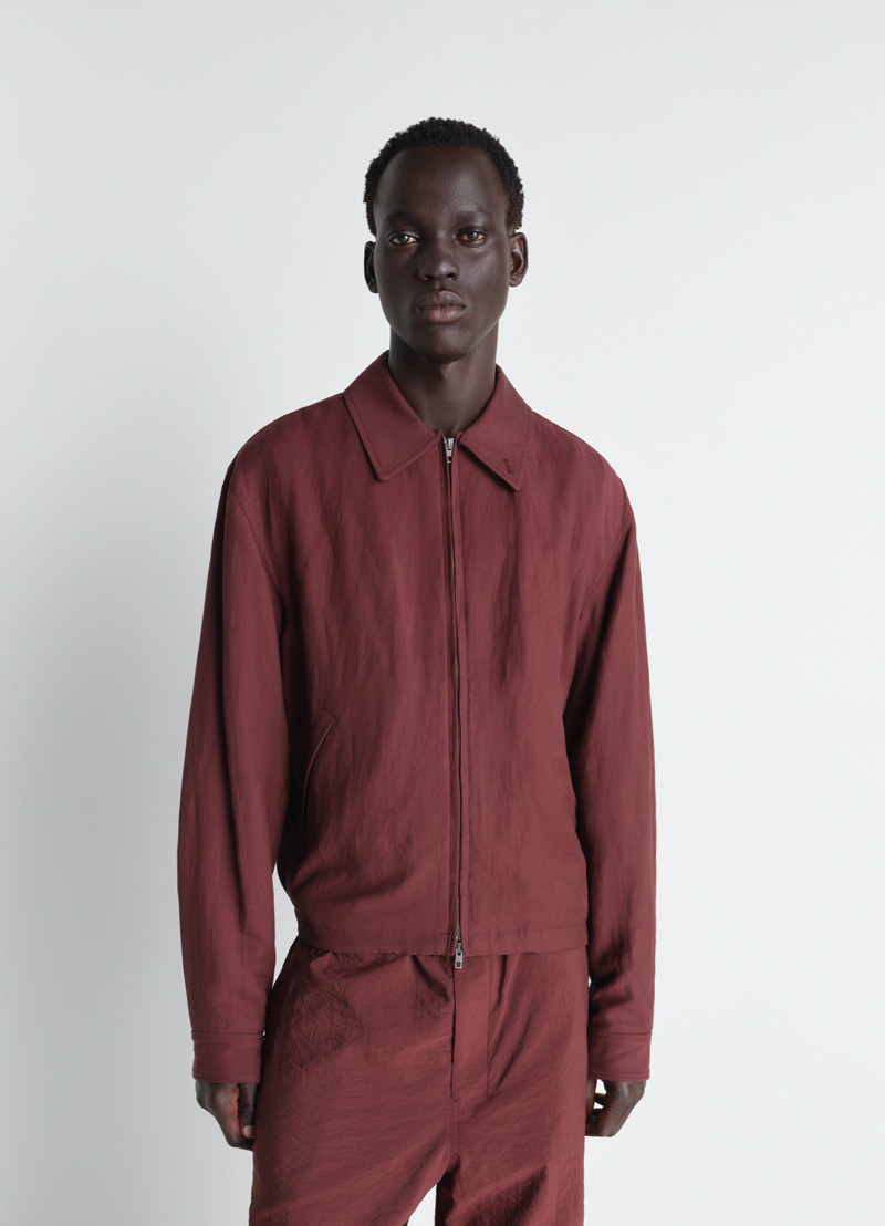 Lemaire SHORT BLOUSON IN VISCOSE LINEN GABARDINE outlook