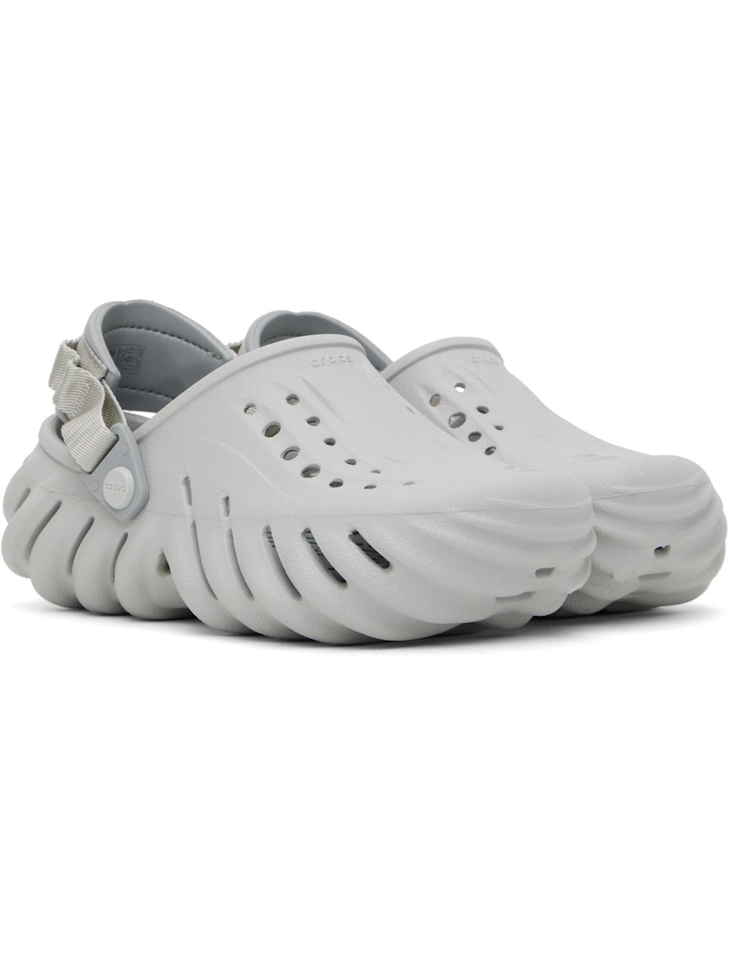 Gray Echo Clogs - 4
