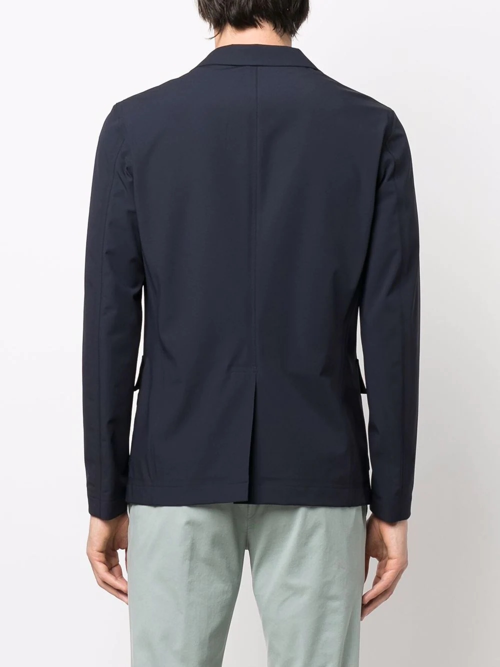 single-breasted fitted blazer - 4