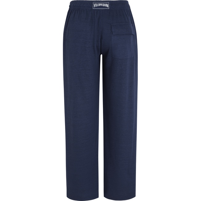 Unisex Linen Pants Solid - 2
