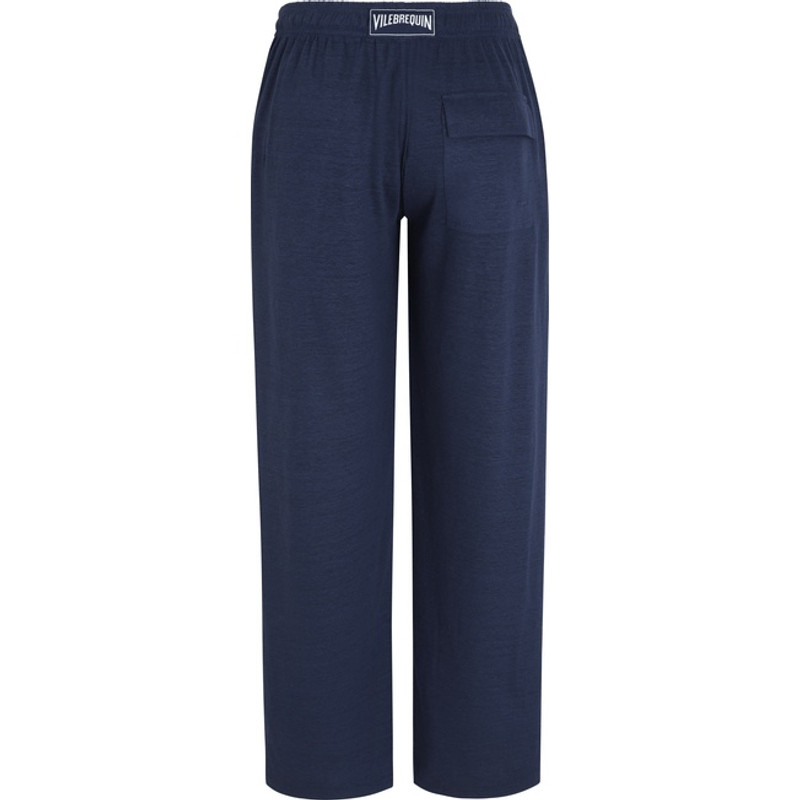 Vilebrequin Unisex Linen Pants Solid outlook