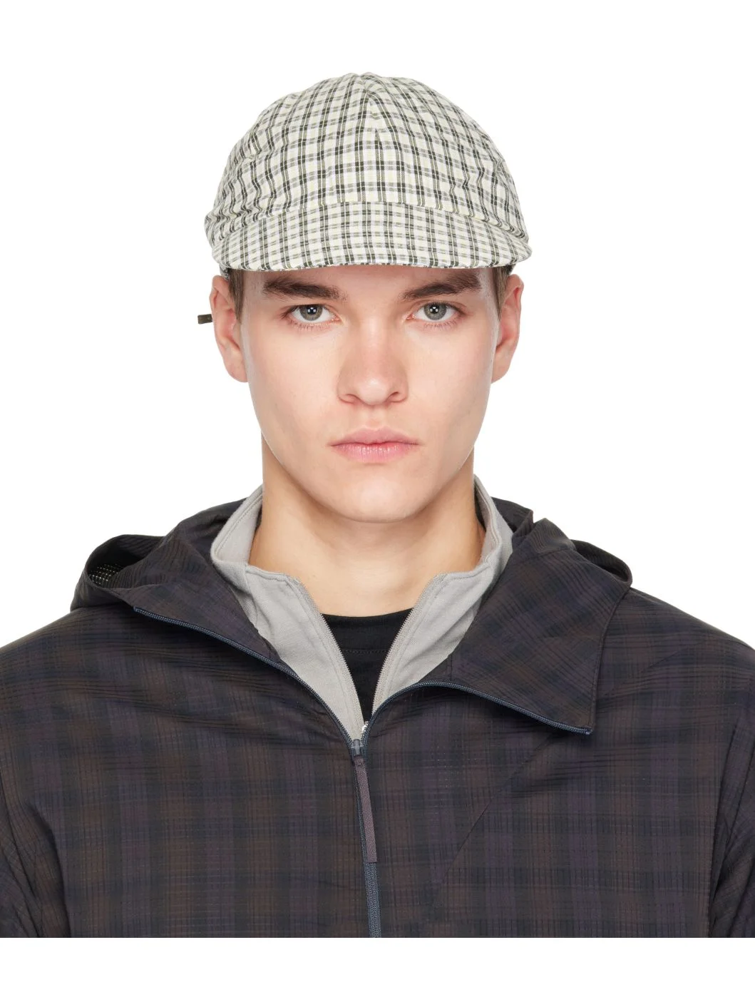 White & Yellow Work Cap - 1