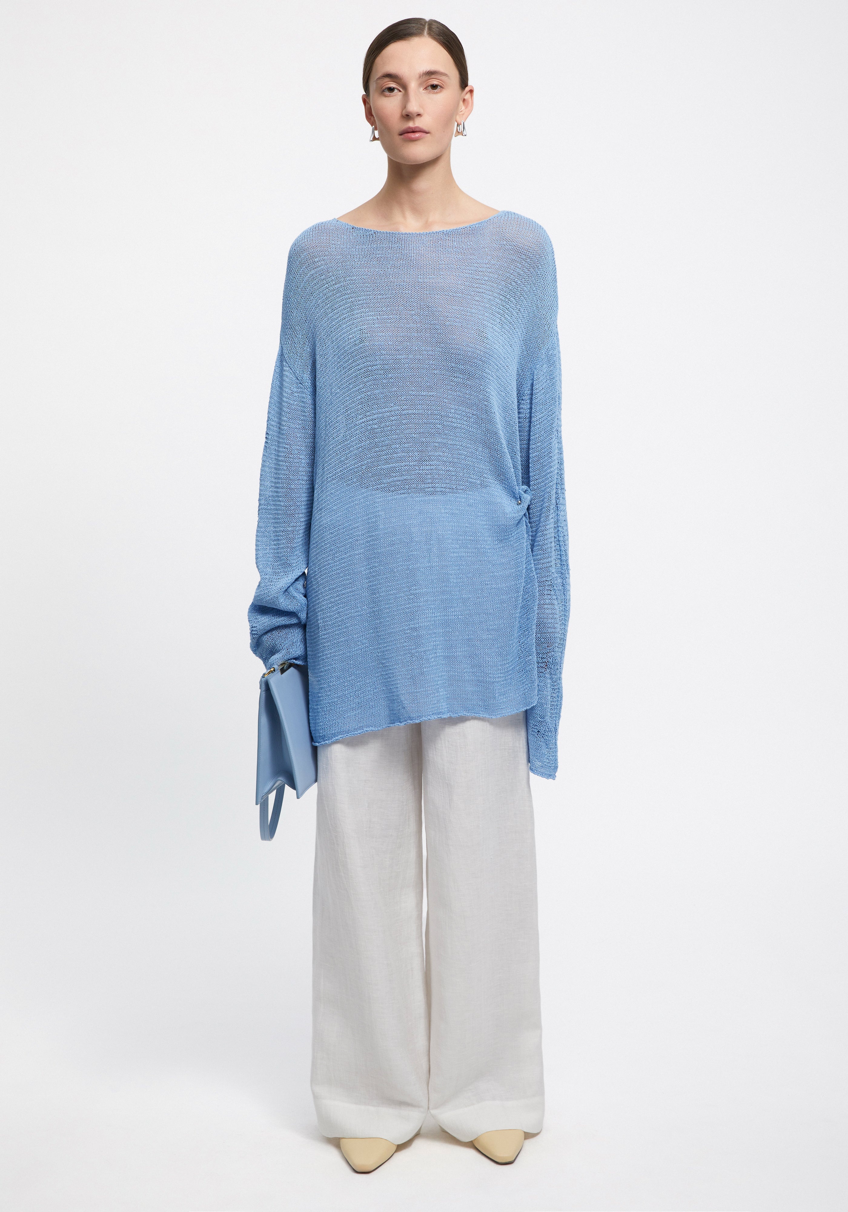TRISH
Elongated cable knit sweater - 3