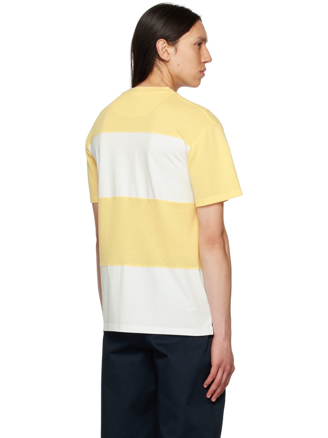 Yellow & White Stripe T-Shirt - 3