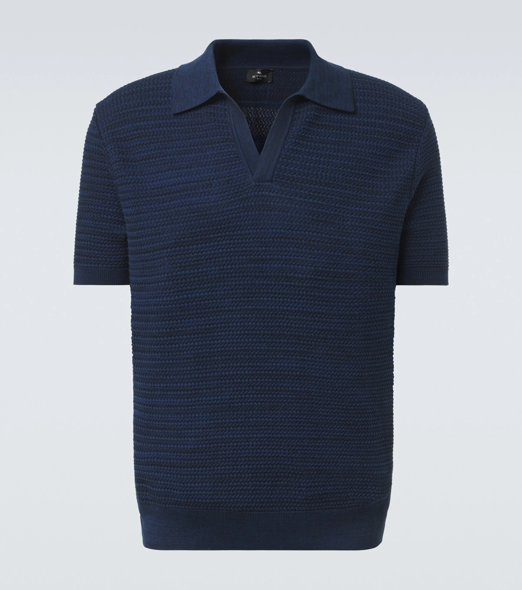 Cotton polo sweater - 1