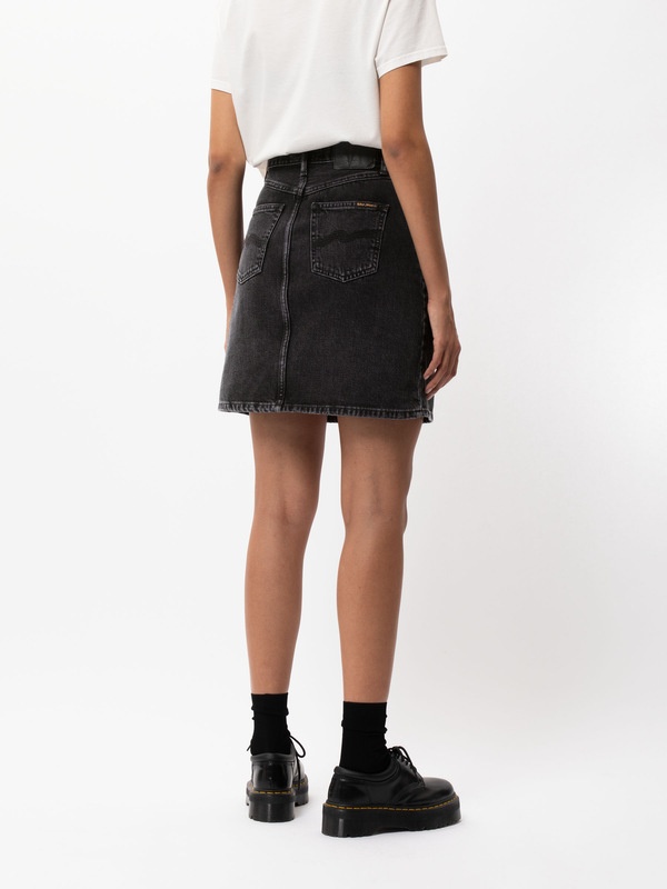 Hanna Skirt Black Trace Denim - 3