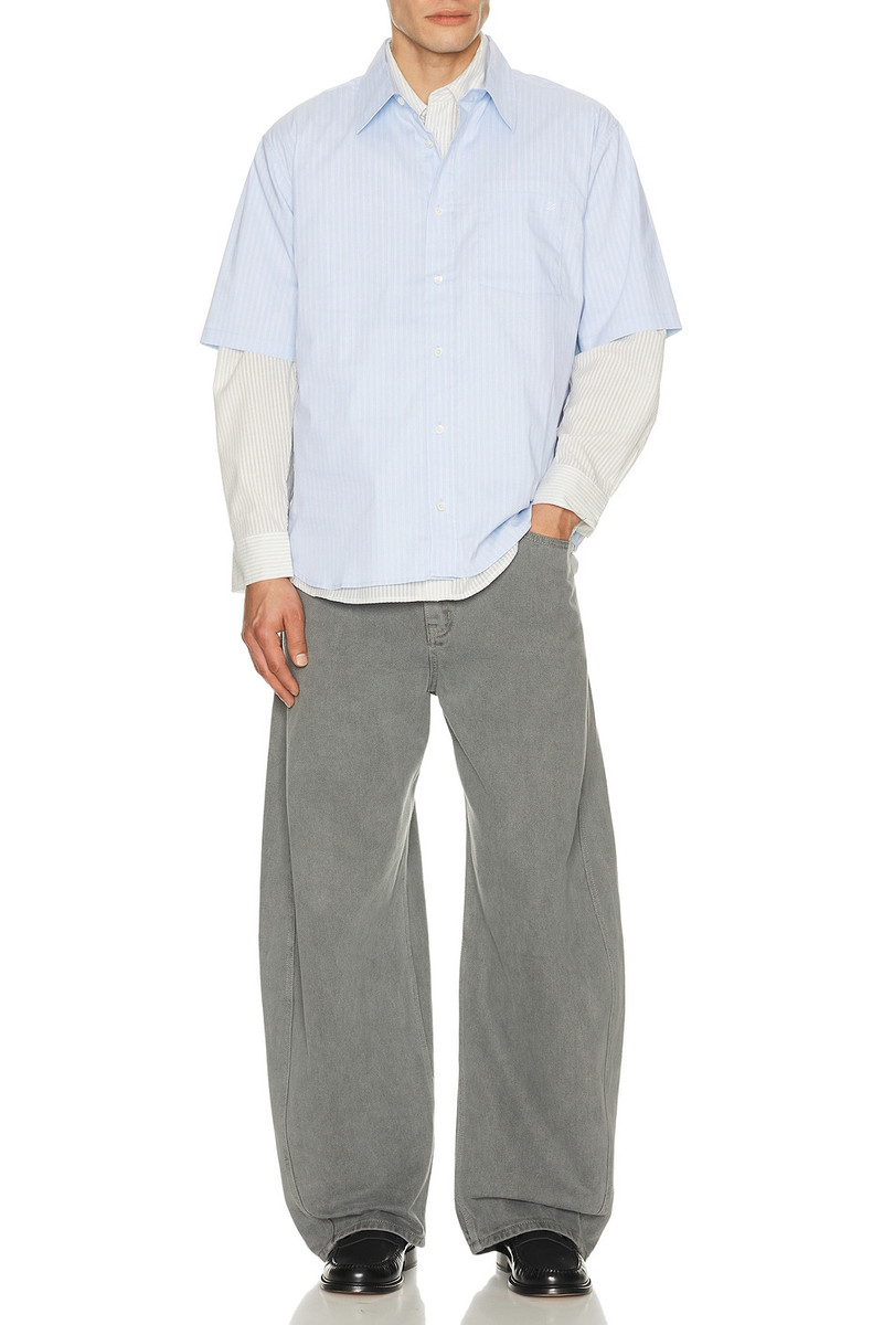 Dunst Classic Striped Bd Overshirt outlook