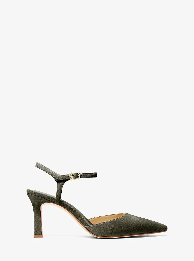 Amara Suede Slingback Pump - 1