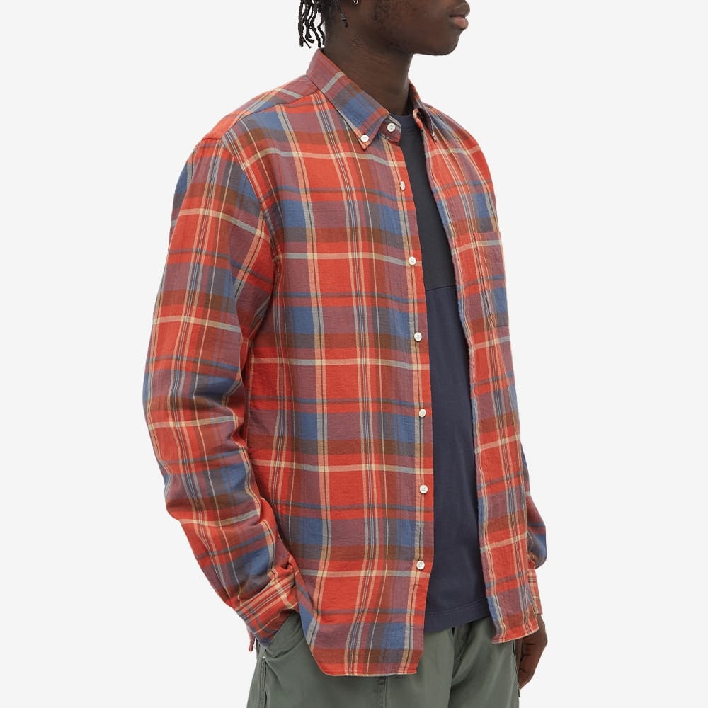 Beams Plus Button Down Check Shirt - 4