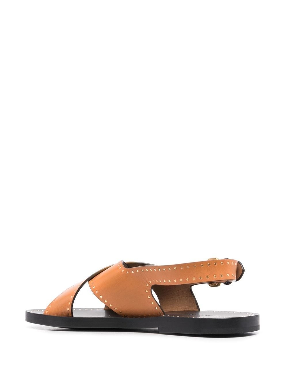 cross-strap slingback sandals - 3