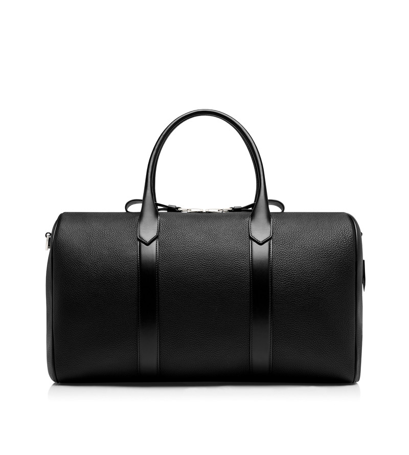 GRAIN LEATHER WIDE OPENING MEDIUM DUFFLE 1