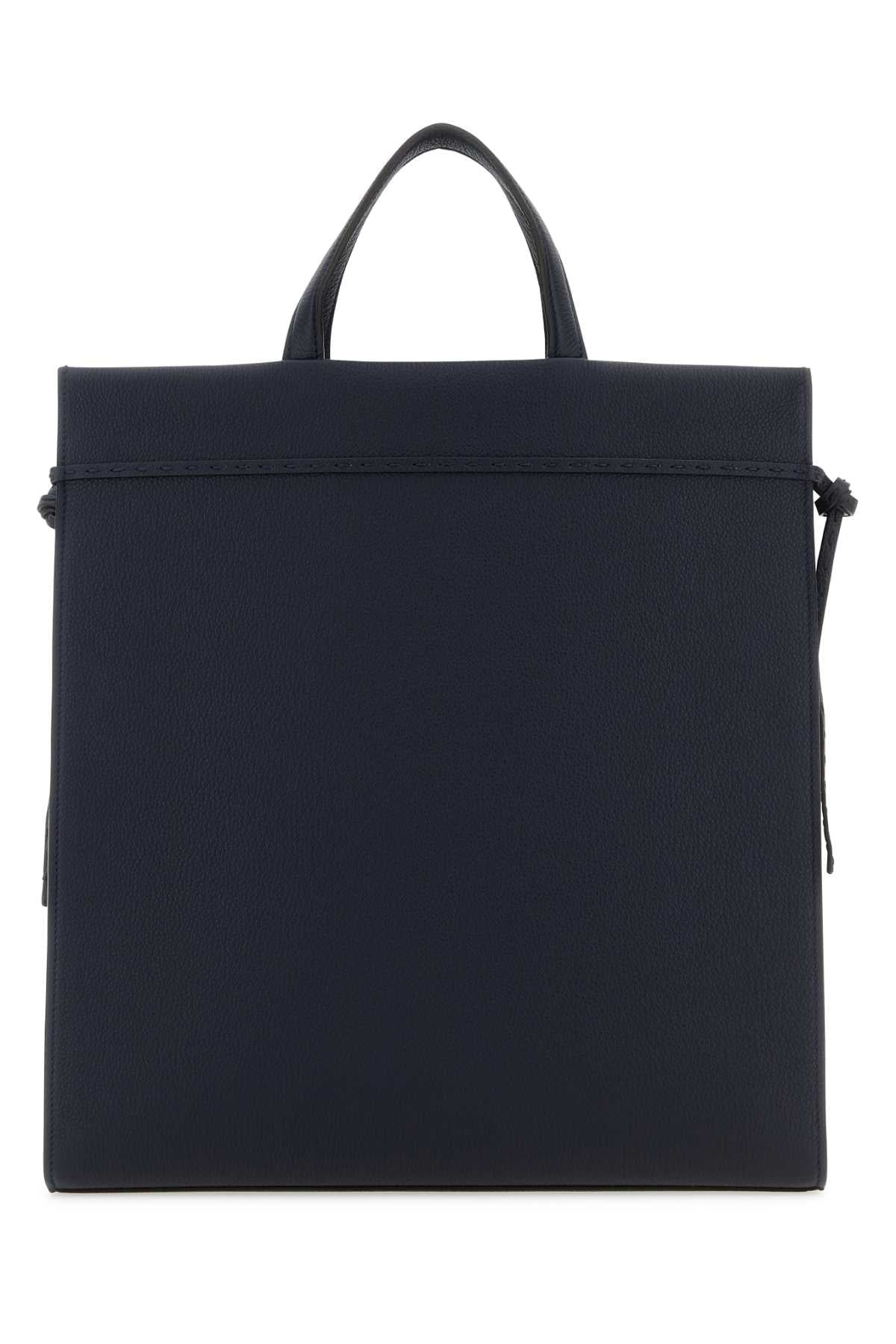 Fendi Men Midnight Blue Medium Go To Shopper Shopping Bag - 3