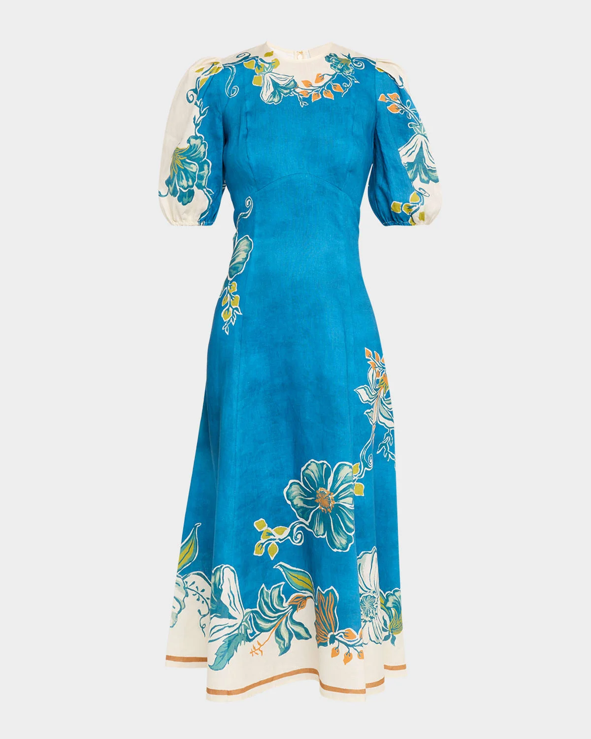 Luda Linen Midi Dress - 1