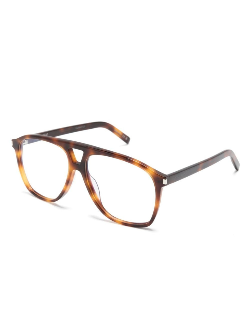 SAINT LAURENT pilot-frame glasses outlook