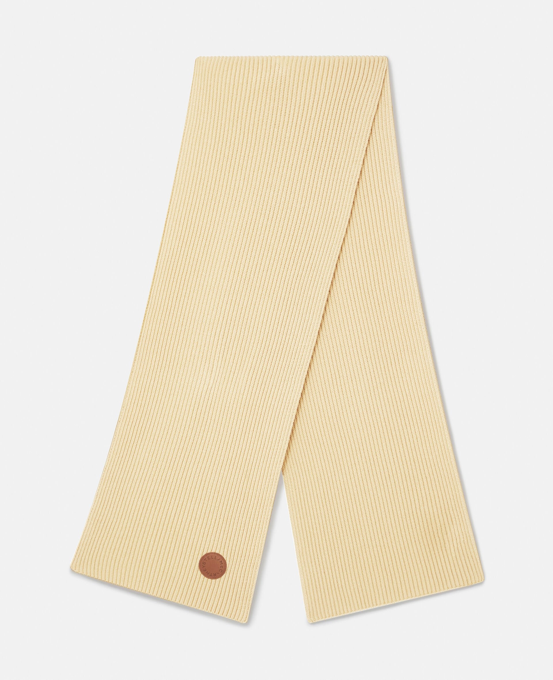 Ribbed Logo Scarf - 1