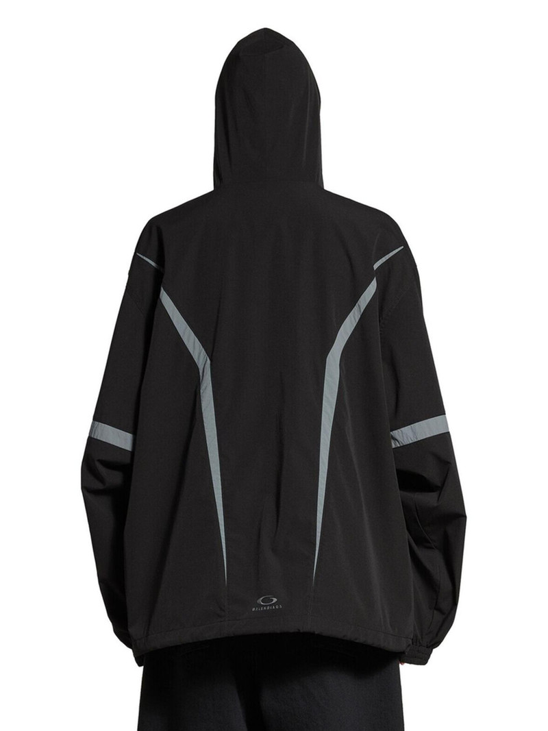 Men's Loop Sports Icon Large Tracksuit Jacket - Black Grey 5