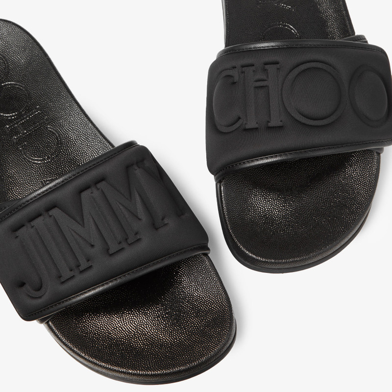 Fitz/M
Black Puffed Logo Lycra Slides 3