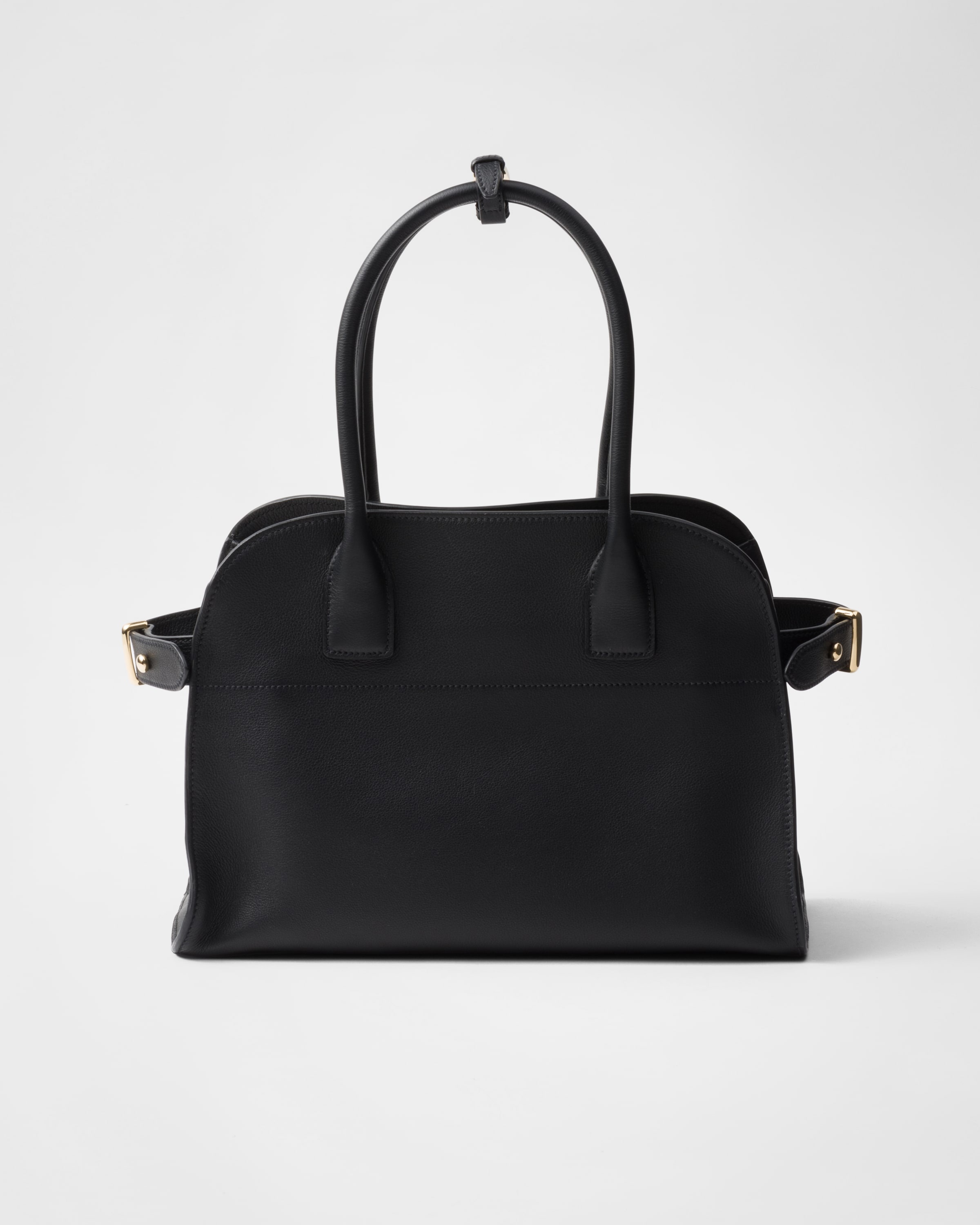 Medium leather tote bag - 4