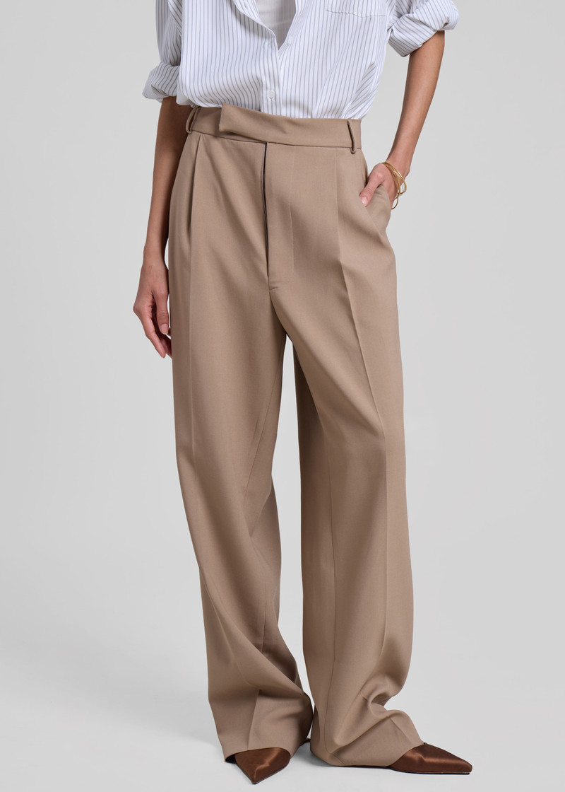 The Frankie Shop Bea Suit Pants - Latte outlook