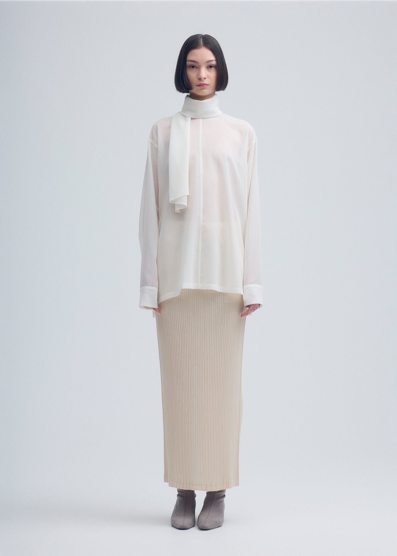 SHEER WOOL SHIRT - 2