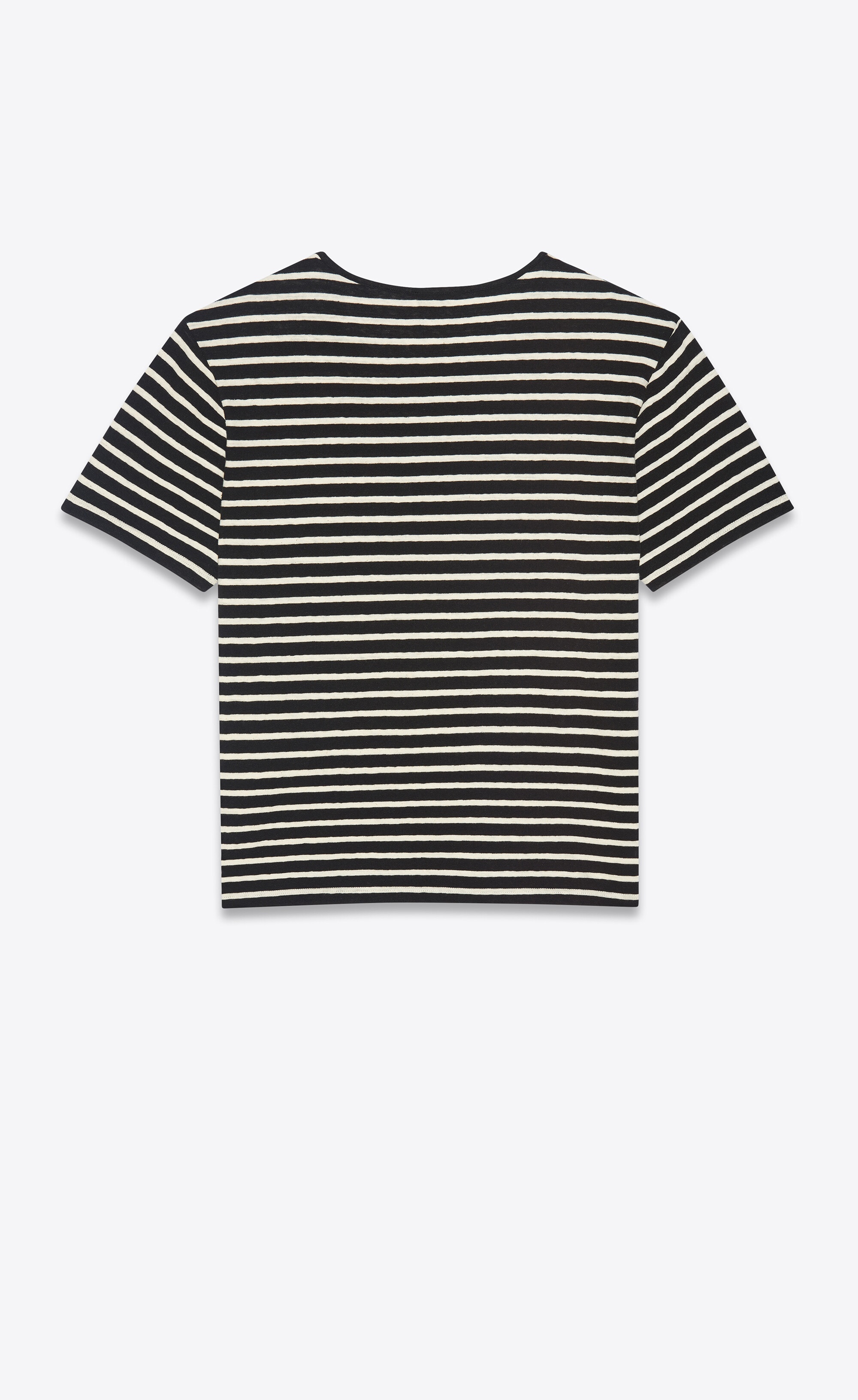 striped monogram t-shirt in jersey - 2