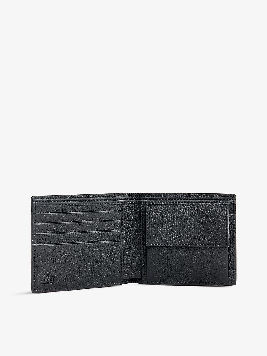 Gucci Monogram Embossed Wallet in Black for Men