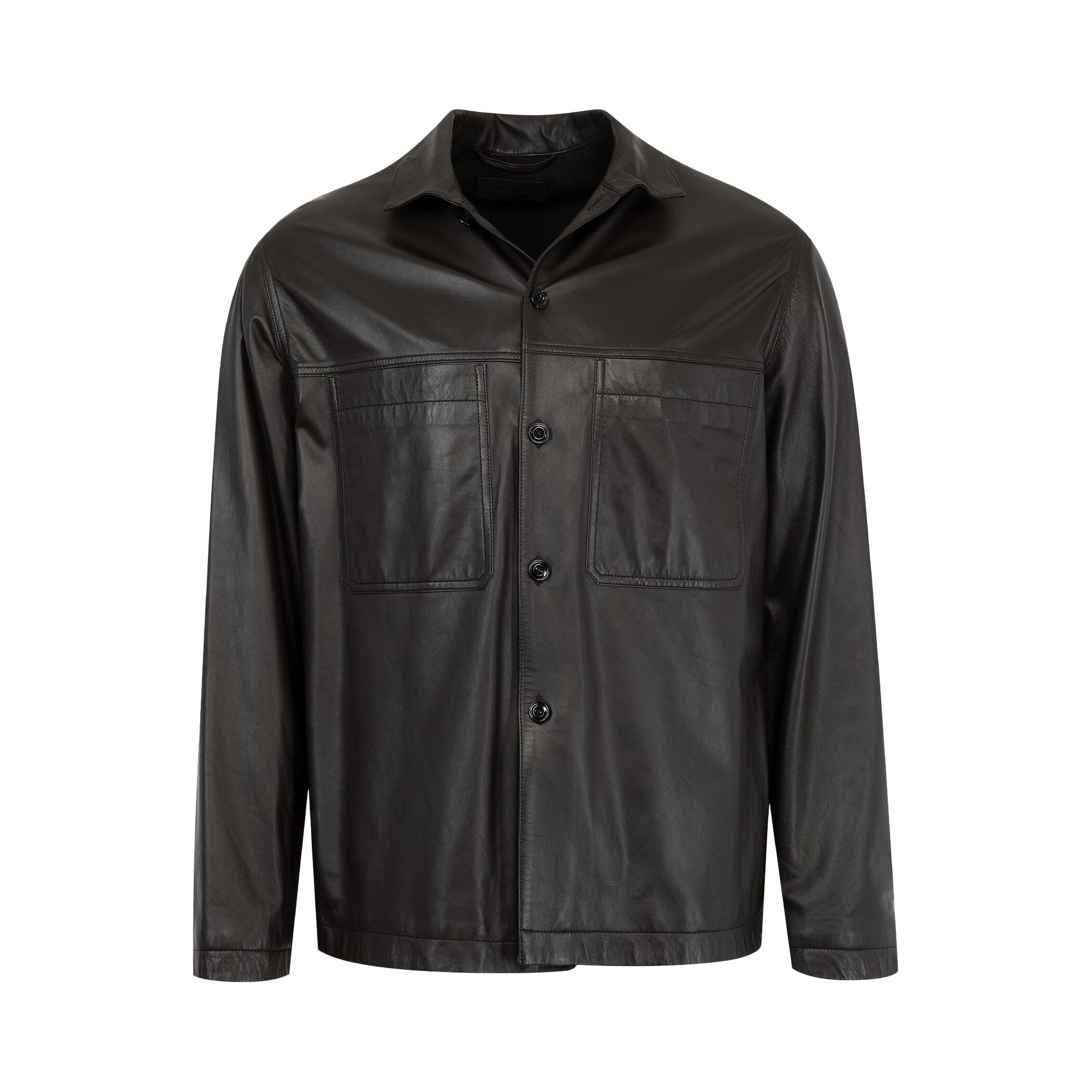 LEMAIRE STAND COLLAR OVERSHIRT