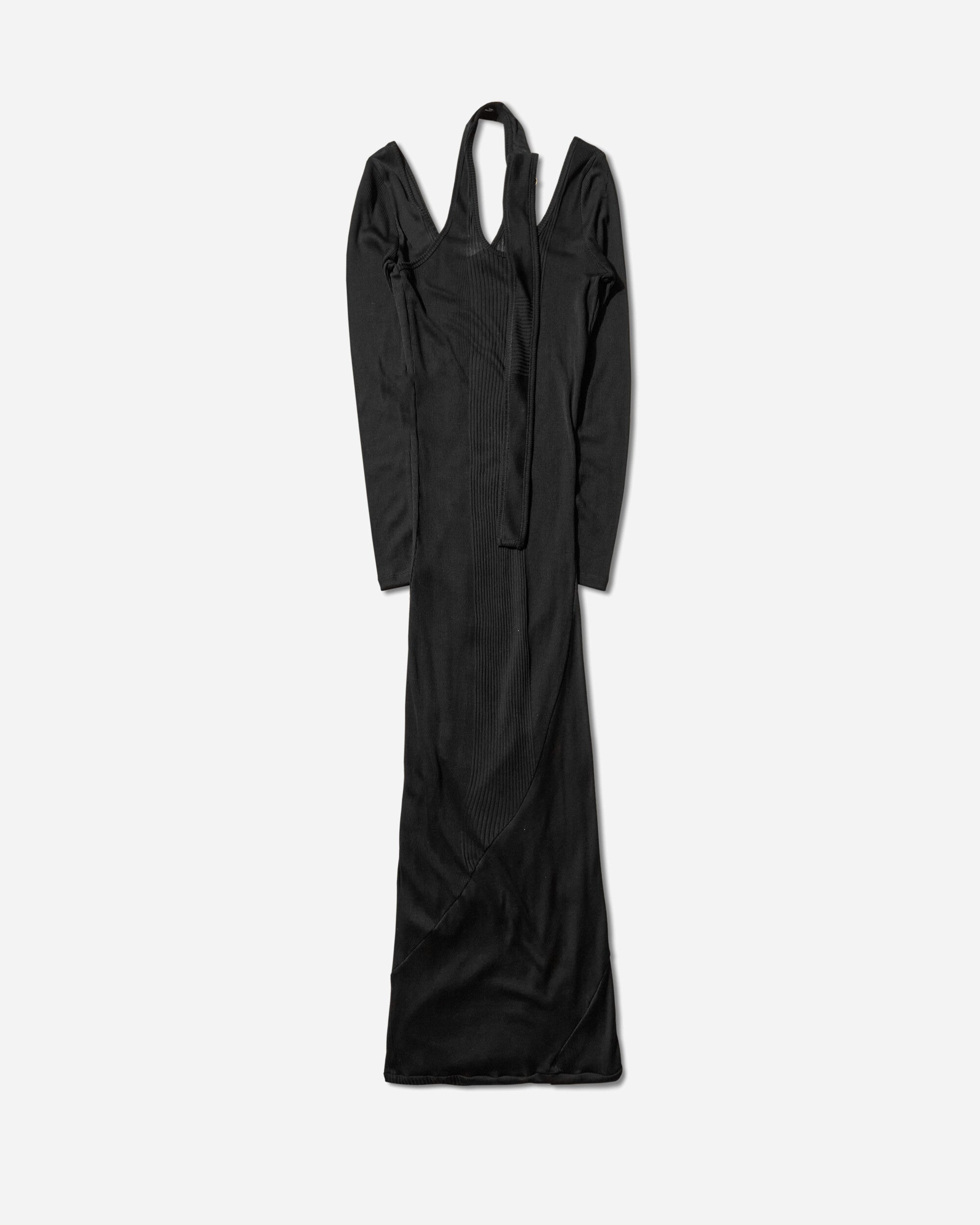 Women's Piercing Longsleeve Dress Black - 2