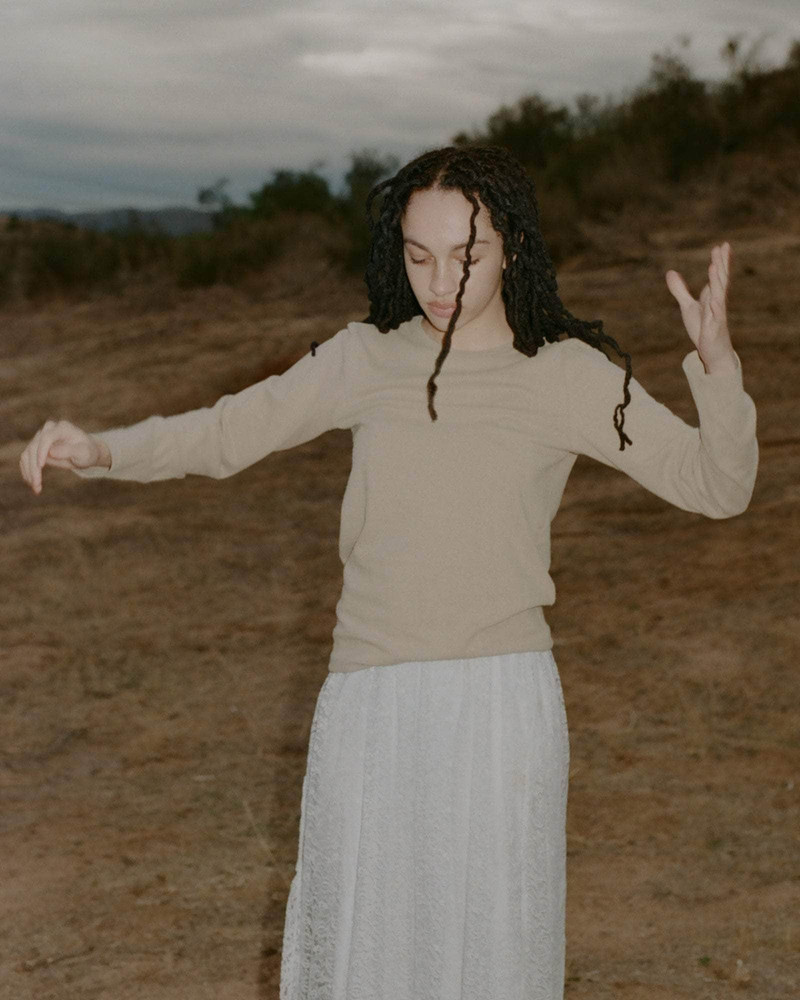 Silk Long Sleeve Tee - Wild Silk Jersey 3