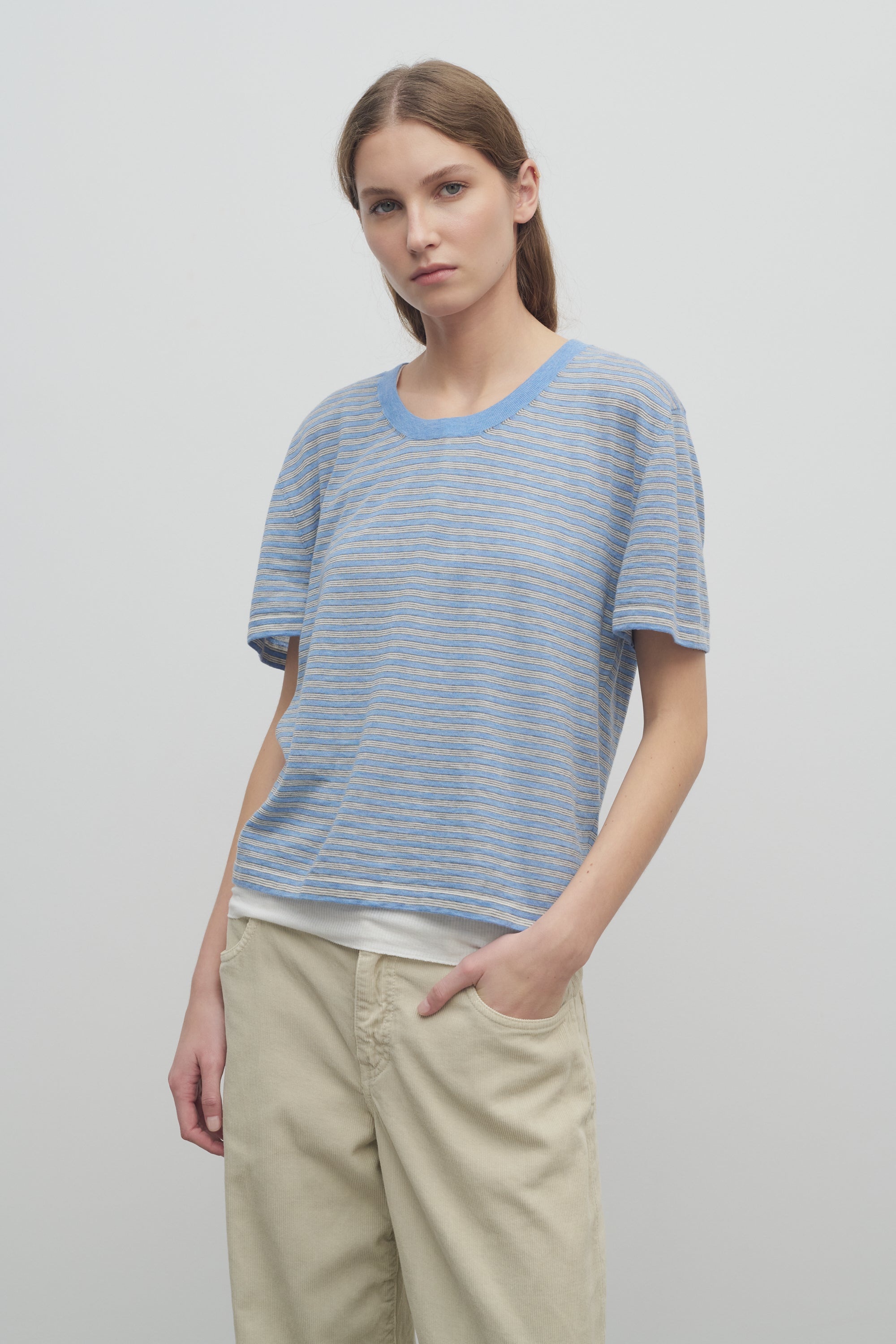Jansu Top in Cashmere and Cotton - 3