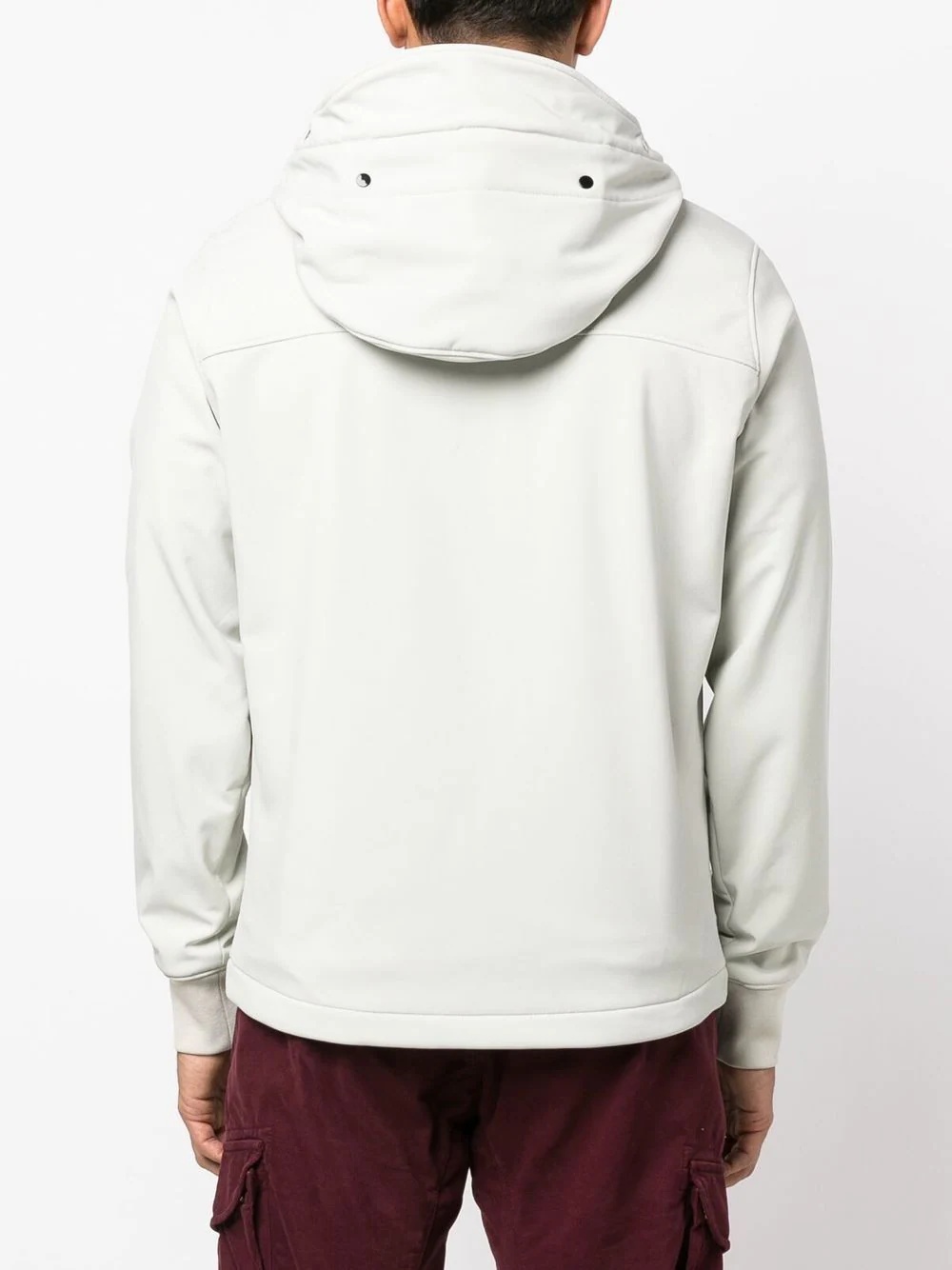 zipped-up hooded jacket - 4