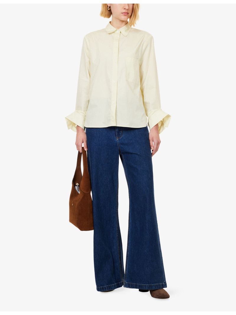 TWP Next Morning Long-Sleeves Cotton-Poplin Shirt outlook