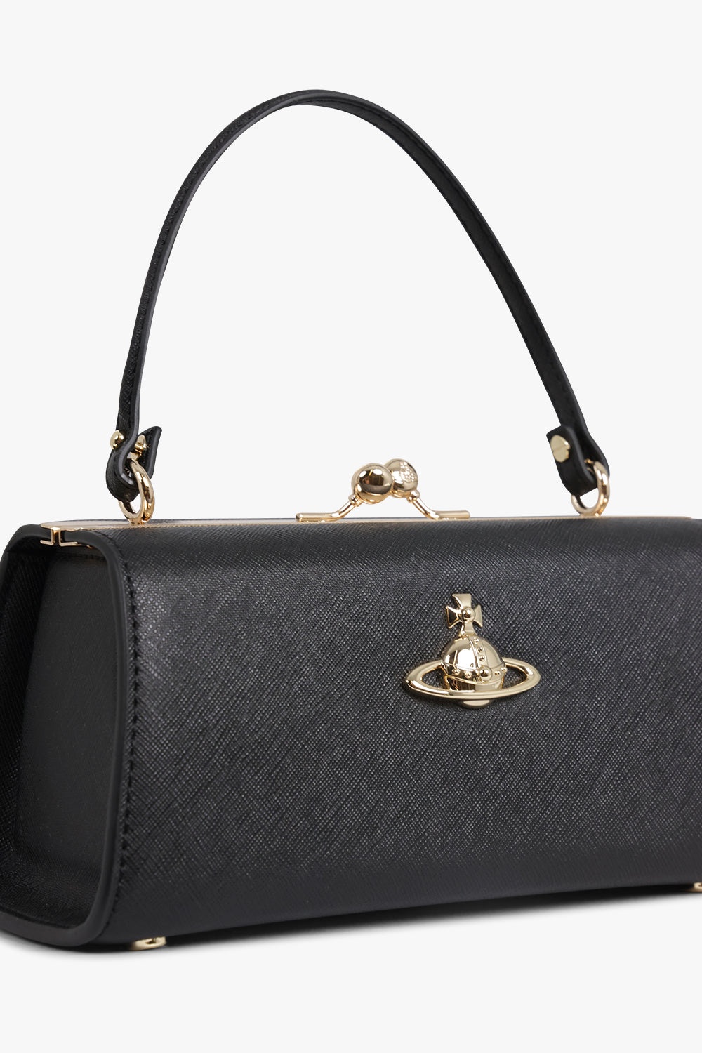 DOLL XL FRAME PURSE | BLACK/GOLD - 4